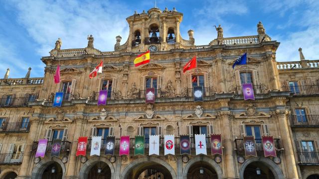 Imagen de archivo de la fachada del Ayuntamiento de Salamanca
