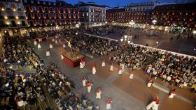 Imagen de archivo de una procesión en Semana Santa en Valladolid en 2019