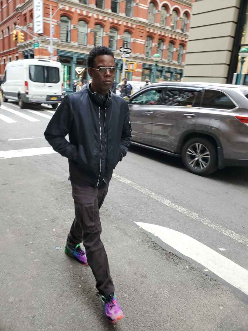 Chris Rock en las calles de Nueva York el pasado 5 de abril.