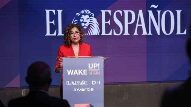 María Jesús Montero, ministra de Hacienda y Función Pública, en su intervención en Wake Up, Spain! en 2022.