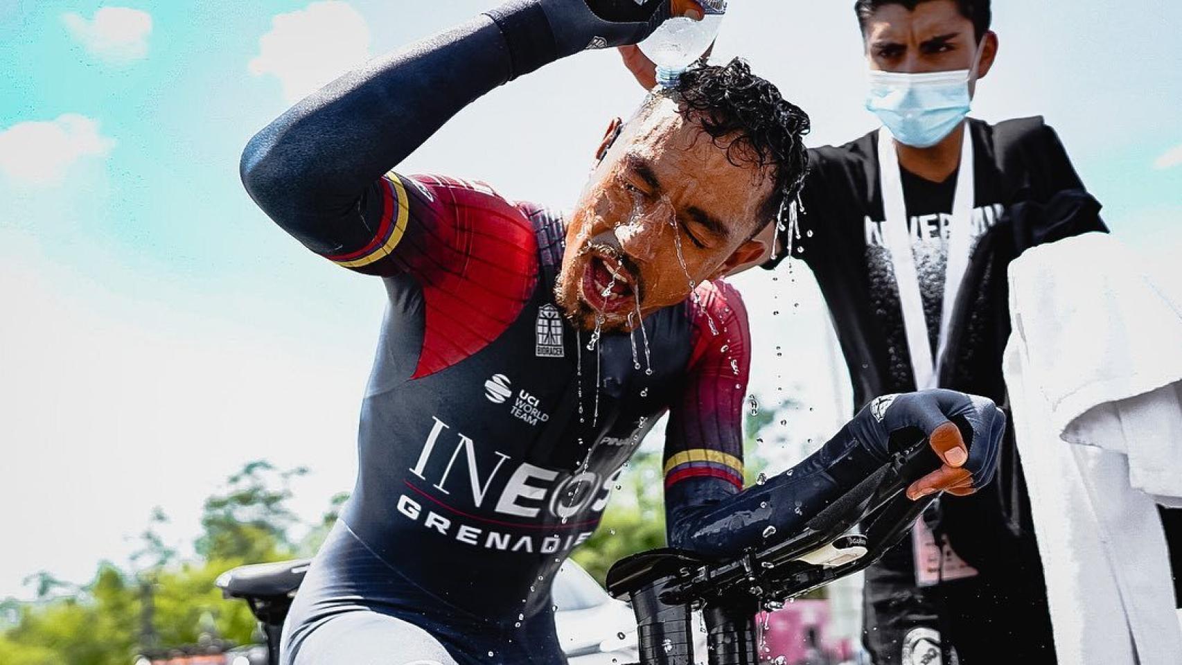 Daniel Felipe Martínez, la del ciclismo salida de la pobreza y que compite para el equipo más rico