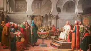Uno de los cuadros que puede verse en Toledo en la exposición  'Alfonso X: el legado de un rey precursor'