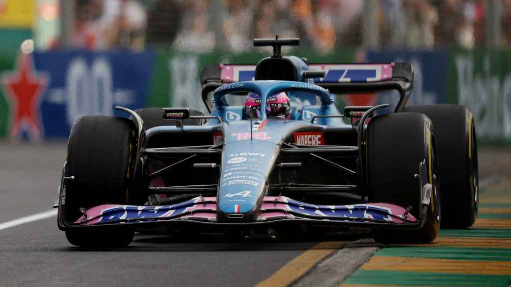 Fernando Alonso, en el Gran Premio de Australia de la Fórmula 1 2022
