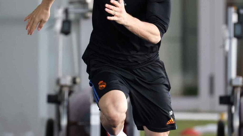 Luka Modric, en un entrenamiento del Real Madrid