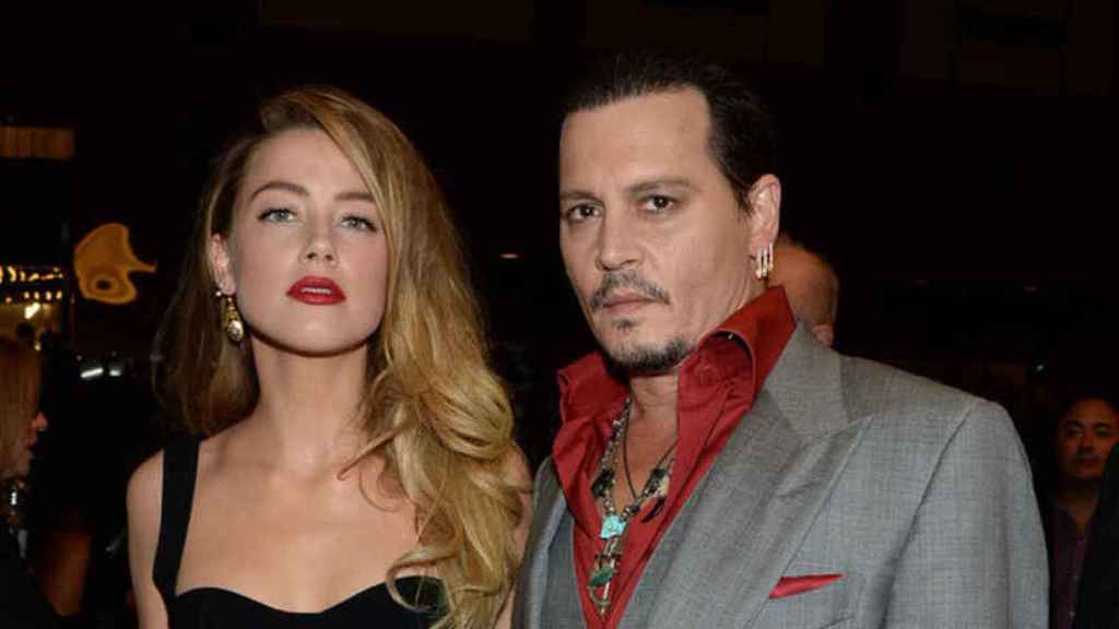 Amber Heard y Johnny Depp, en el Festival de Cine de Toronto 2015.