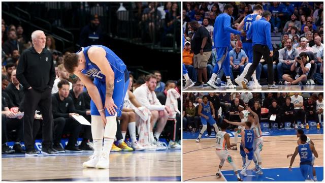 Luka Doncic se lesiona antes de los playoffs de la NBA