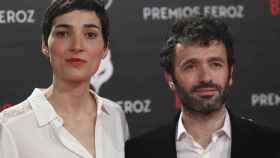 La guionista Isabel Peña y el director Rodrigo Sorogoyen en los premios Feroz 2019.