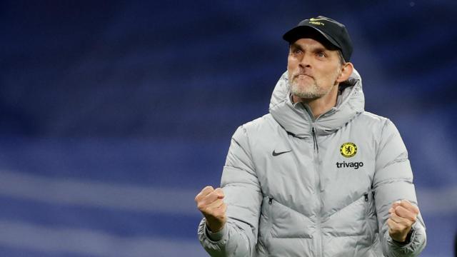 Thomas Tuchel celebra el segundo gol del Chelsea