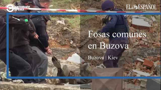 Fosas comunes en Buzova