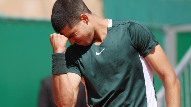 Carlos Alcaraz, en el Masters 1000 de Montecarlo 2022