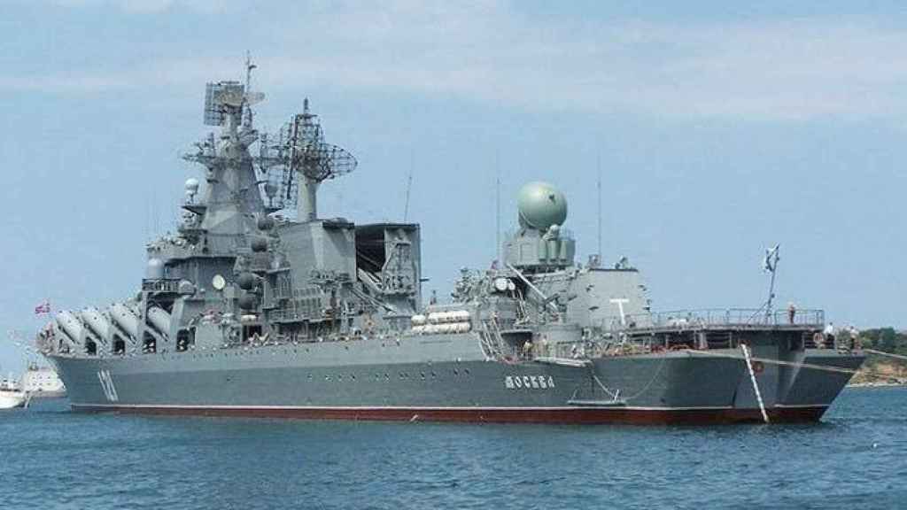 'Moskva', el buque insignia de Rusia en el Mar Negro.