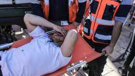 Uno de los más de 90 palestinos heridos en Jerusalén. EP