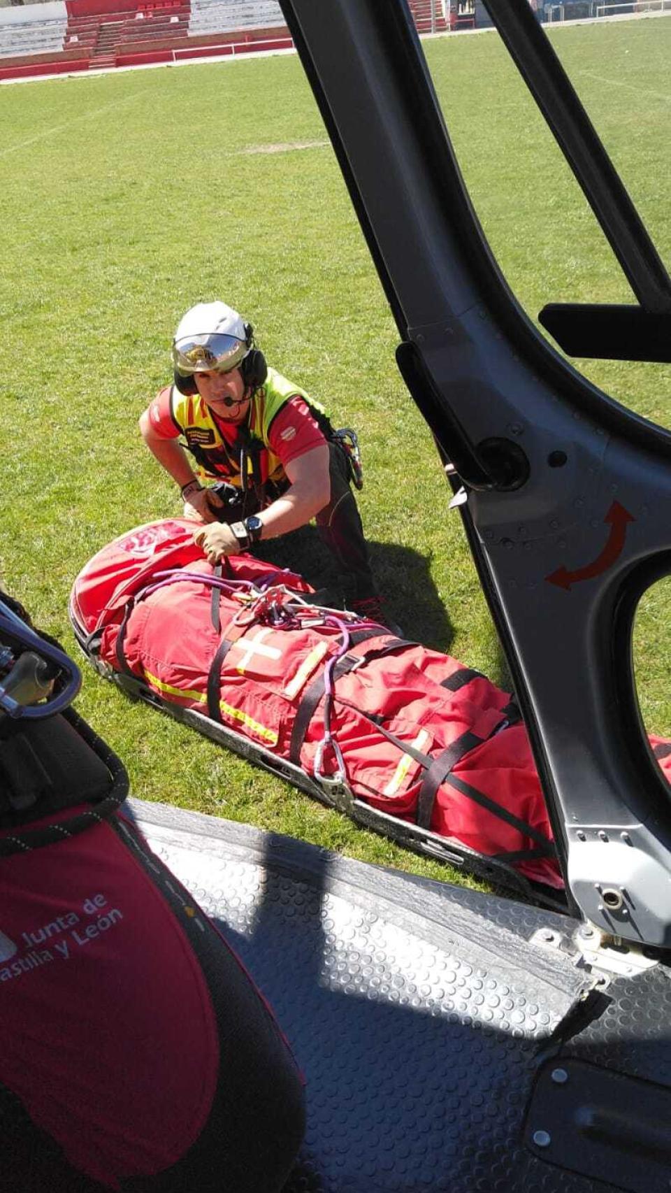 Rescate de senderista en el Valle de Santullán