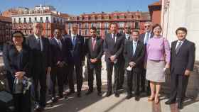 Embajadores en el Ayuntamiento de Valladolid