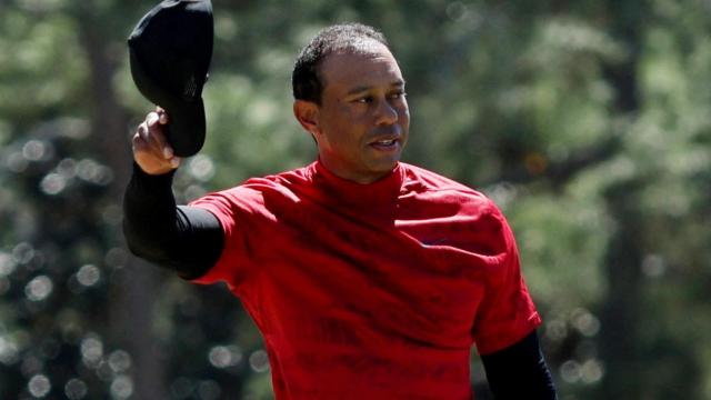 Tiger Woods, en el Masters de Augusta 2022
