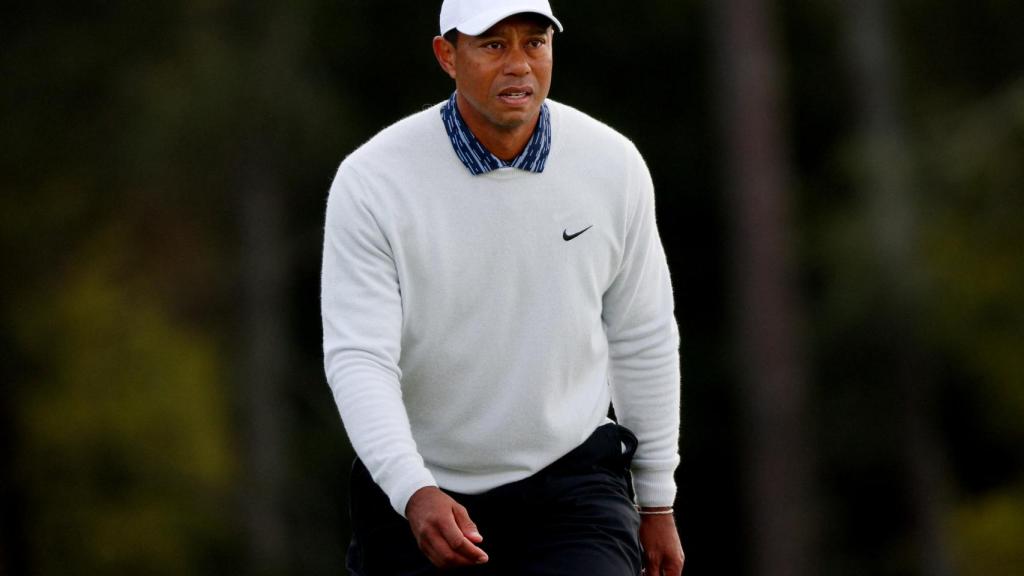 Tiger Woods, en el Masters de Augusta 2022