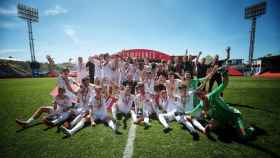 El Juvenil A del Real Madrid celebra la Copa del Rey