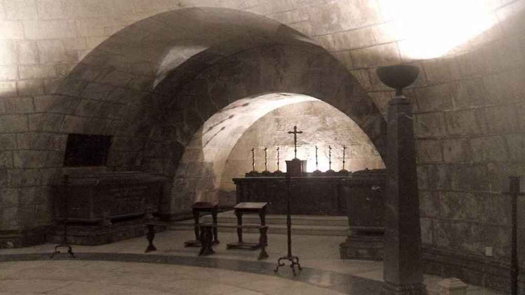Cripta del Hospital de San Juan Bautista en Toledo.