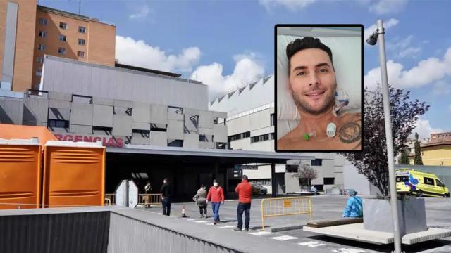 Roberto Martín Sigüenza en el Hospital Clínico de Valladolid