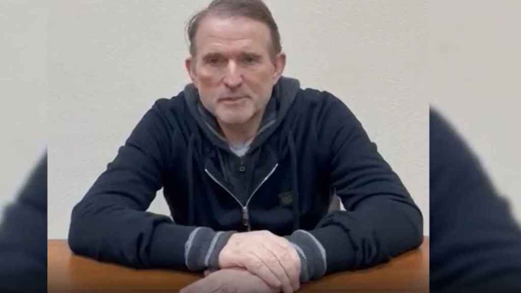 Medvedchuk, en un vídeo divulgado por las fuerzas ucranianas.