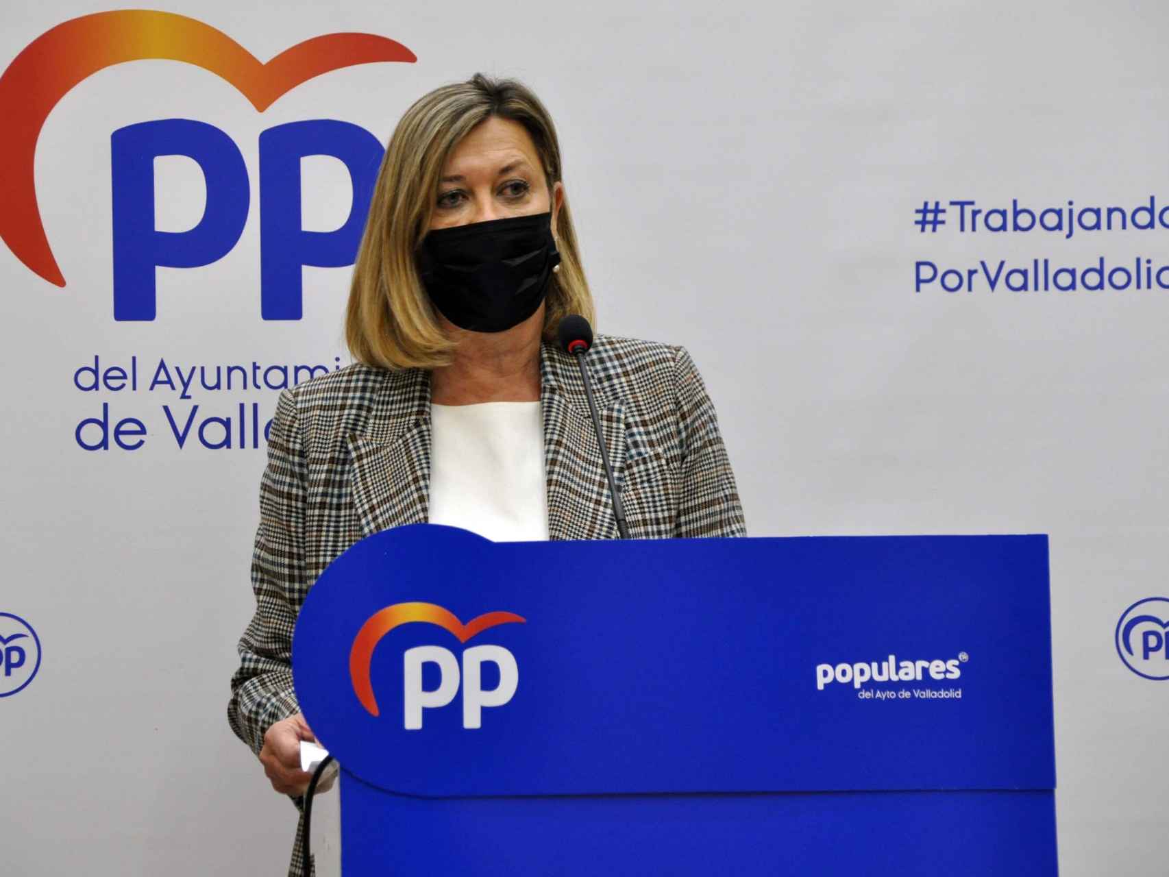 La portavoz del PP de Valladolid, Pilar del Olmo, en una imagen de archivo. / ICAL