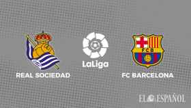 Cartel del partido Real Sociedad - FC Barcelona de La Liga 2021/2022