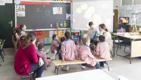 Imagen de archivo de una clase en un colegio