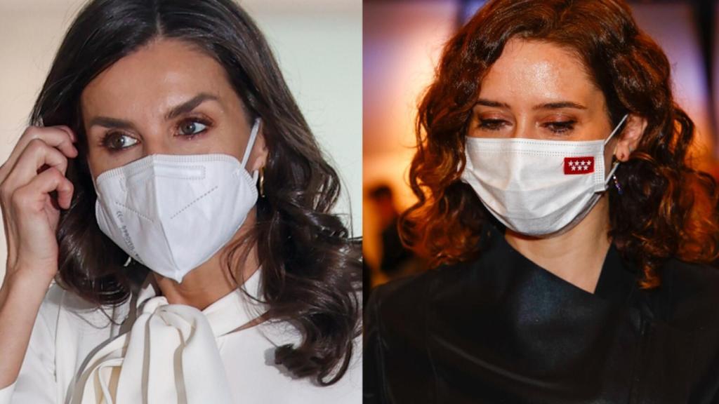 La reina Letizia e Isabel Díaz Ayuso en un montaje de EL ESPAÑOL.
