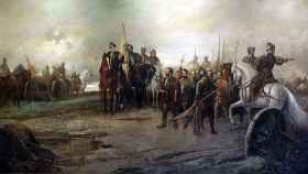 La rendición de los líderes comuneros tras la batalla de Villalar, el 23 de abril de 1521.