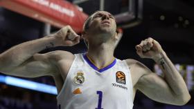 Causeur durante el duelo entre Real Madrid - Maccabi de la Euroliga