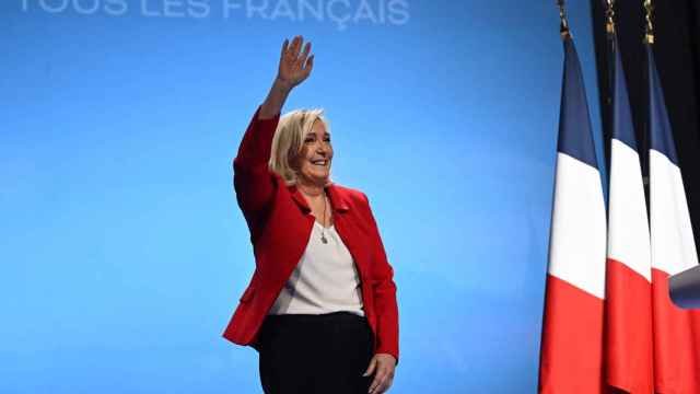 La candidata de extrema derecha, Marine Le Pen.