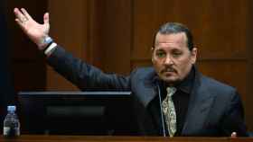 El actor estadounidense Johnny Depp en la Corte.