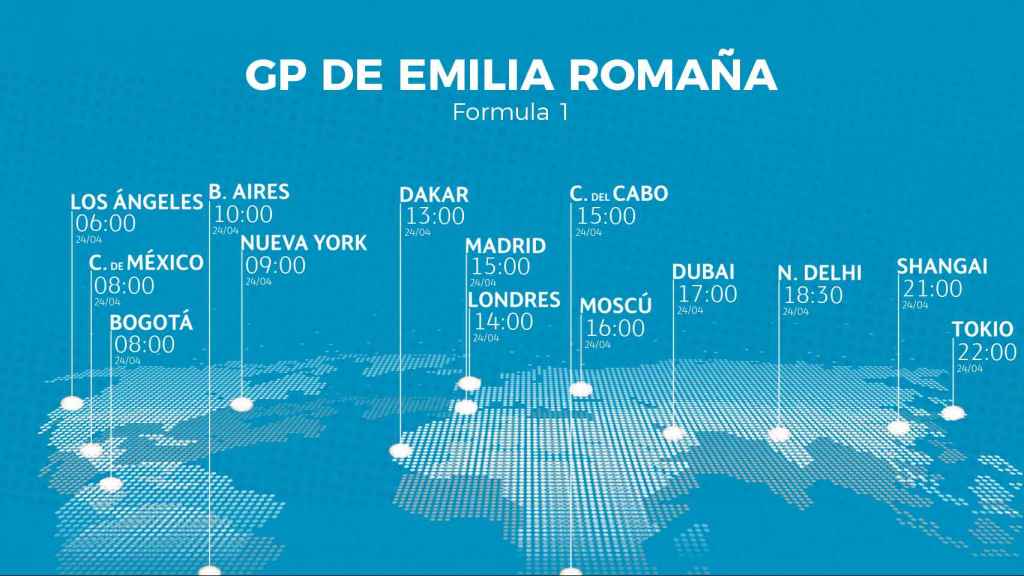 Horario GP de Emilia Romaña F1 2022
