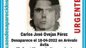 Desaparece un hombre en Arévalo, según ha informado SOS Desaparecidos
