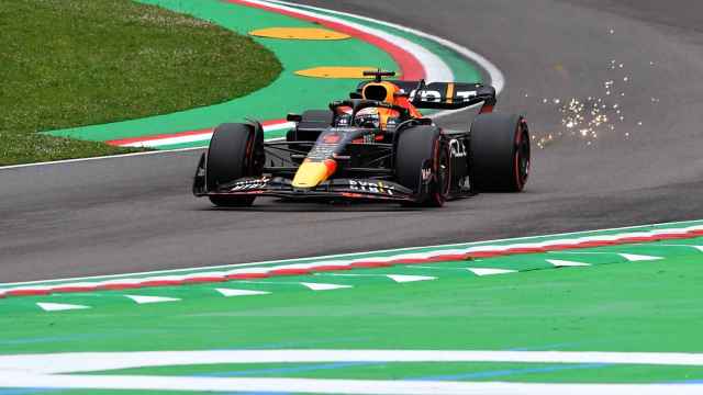 Max Verstappen en el GP de Emilia Romaña