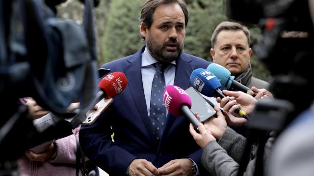 Paco Núñez, presidente del PP de Castilla-La Mancha, este viernes en Albacete.