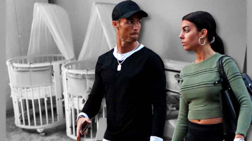 Cristiano Ronaldo y Georgina Rodríguez ya tenían las cunas para sus mellizos.