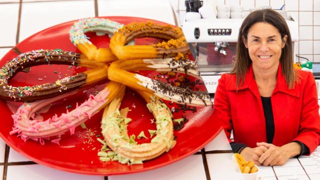 Sandra Martínez de Luco, dueña de la churrería Schotis, y a su propuesta culinaria.