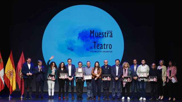 Entrega de premios de la Muestra de Teatro Provincia de Valladolid. Fotografía: Miriam Chacón / ICAL