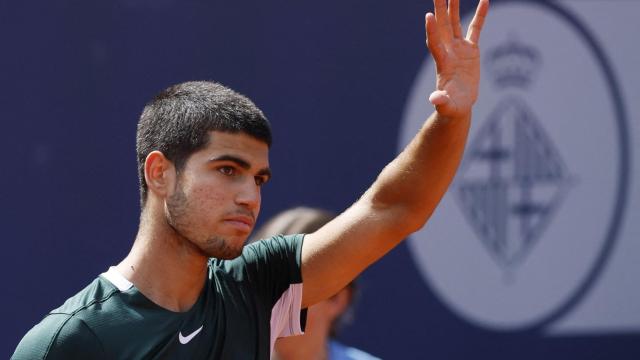 Carlos Alcaraz, en el Trofeo Conde de Godó 2022