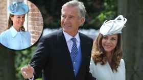 David Matthews junto a su mujer, Jane, durante la boda de su hijo con Pippa Middleton.