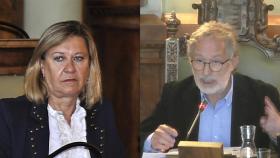 Pilar del Olmo, a la izquierda y Manuel Saravia a la derecha