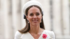 Kate Middleton, este lunes, 25 de abril, en la conmemoración del Día de ANZAC en la Abadía de Westminter.