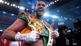 Tyson Fury, tras su victoria ante Dillian Whyte por el título del peso pesado de la WBC