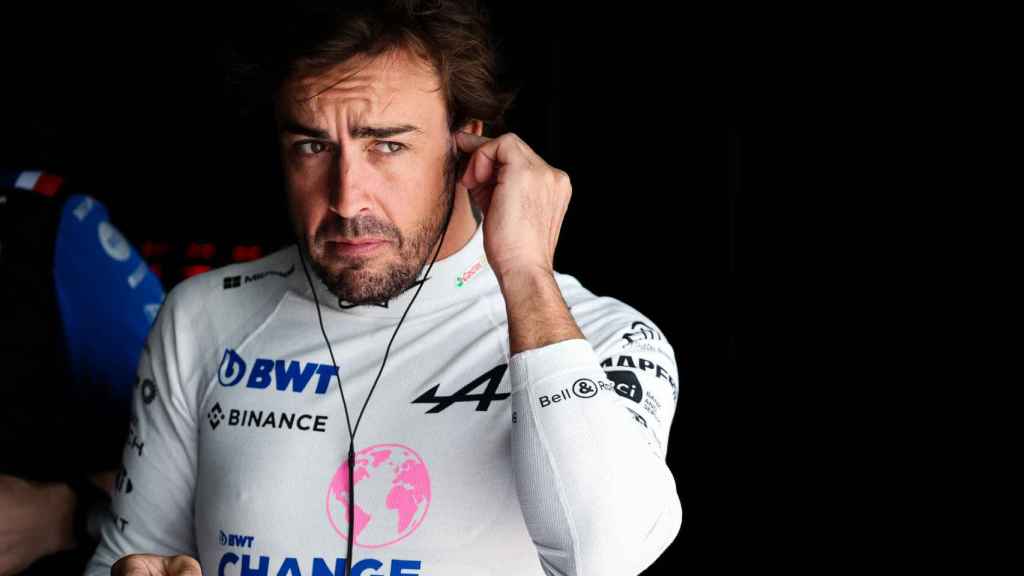 Fernando Alonso, durante el Gran Premio de Emilia Romagna de la Fórmula 1 2022