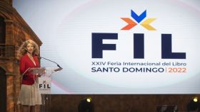 La Embajadora de la Unión Europea en República Dominicana, durante la inauguración de la XXIV Feria Internacional del Libro de Santo Domingo. / Orlando Barría (Efe)