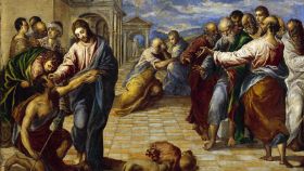 'La curación del ciego', un lienzo de El Greco.