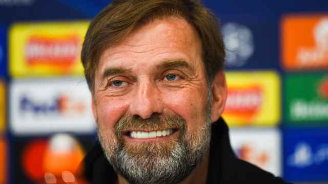 Jürgen Klopp, en rueda de prensa de la Champions League con el Liverpool