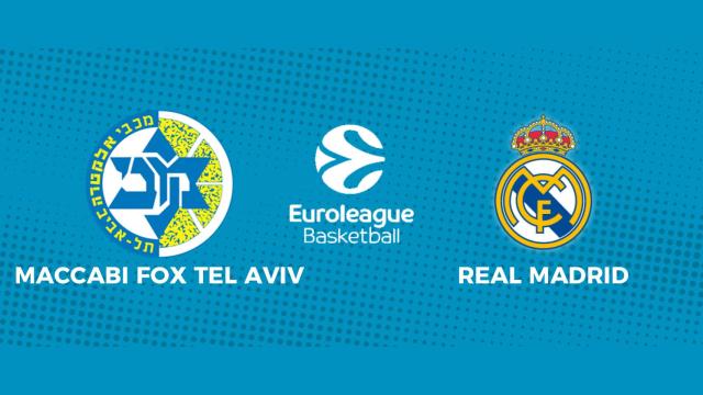 Maccabi Tel Aviv - Real Madrid: siga el partido de la Euroliga, en directo