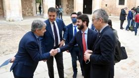 Juan García-Gallardo, en un acto hoy en la Universidad de Burgos